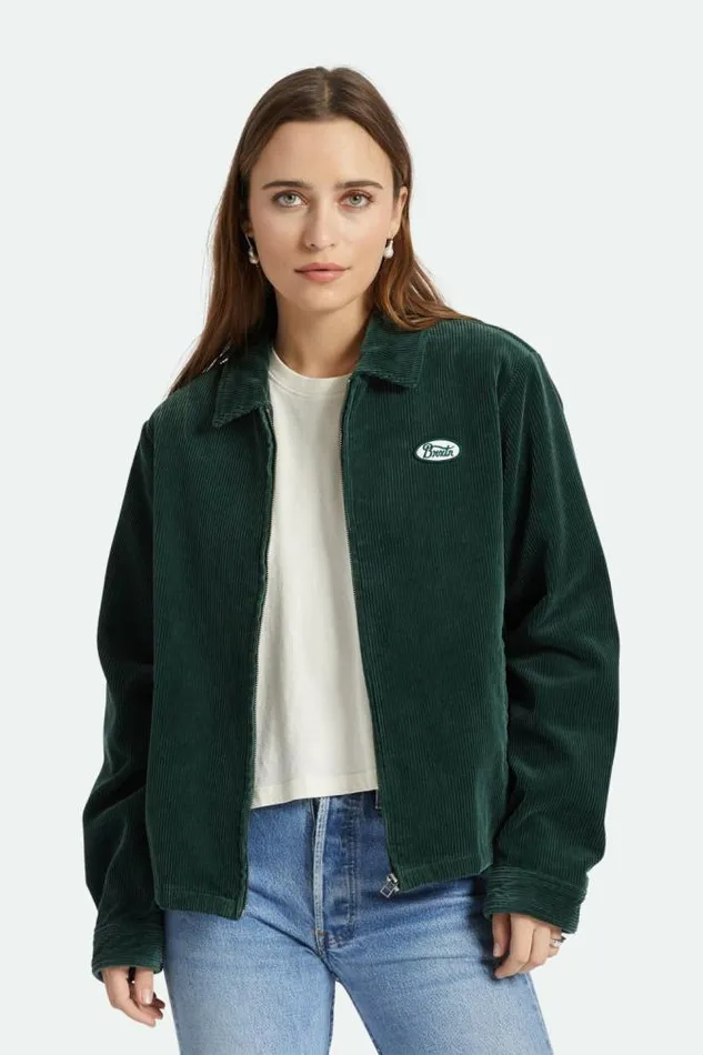Women Utopia Jacket Emerald Brixton Jackets