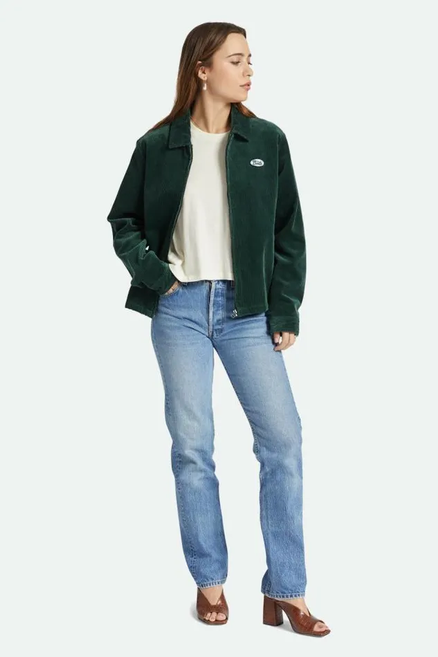 Women Utopia Jacket Emerald Brixton Jackets