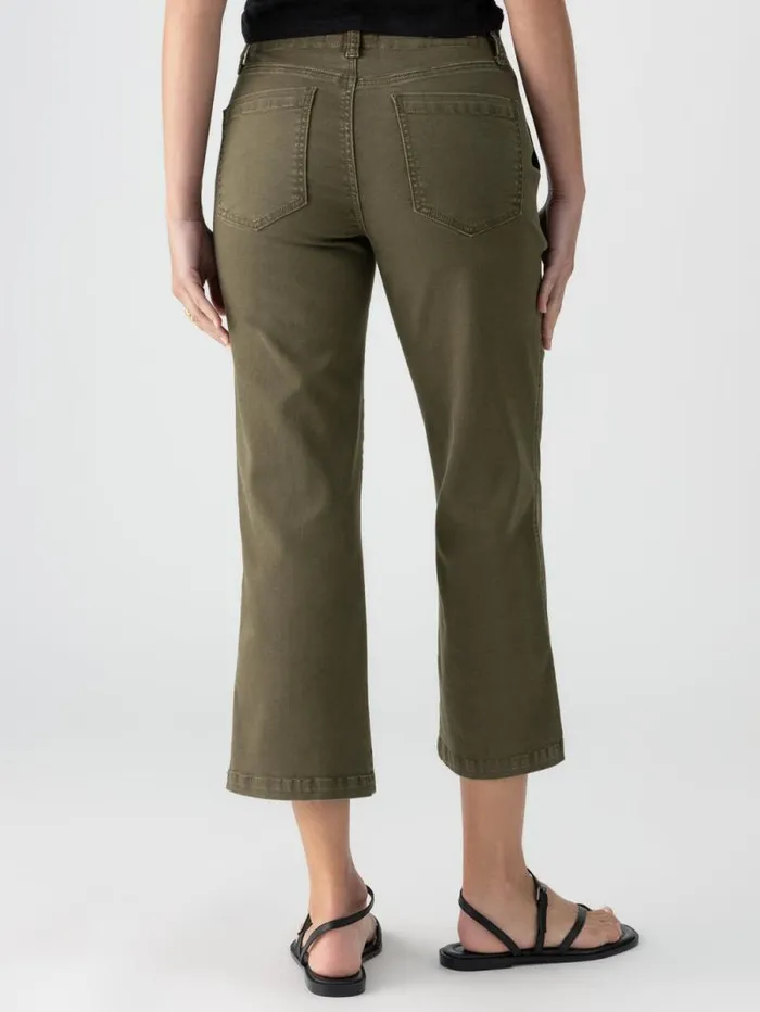 Women Vacation Crop High Rise Pant Burnt Olive Sanctuary Clothing Pants