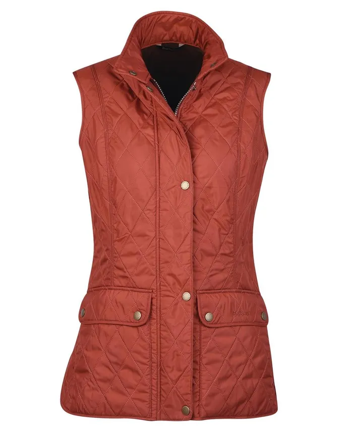 Women Vests Barbour Wray Gilet Burnt Hennabrown Women Vests Barbour Wray Gilet Burnt Hennabrown