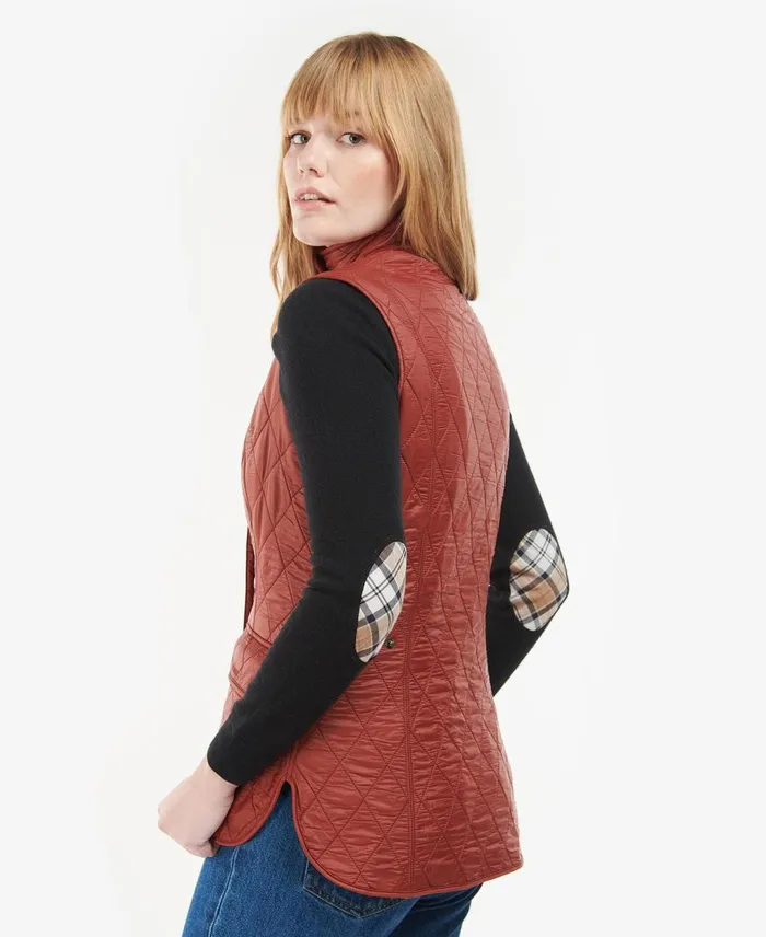 Women Vests Barbour Wray Gilet Burnt Hennabrown Women Vests Barbour Wray Gilet Burnt Hennabrown