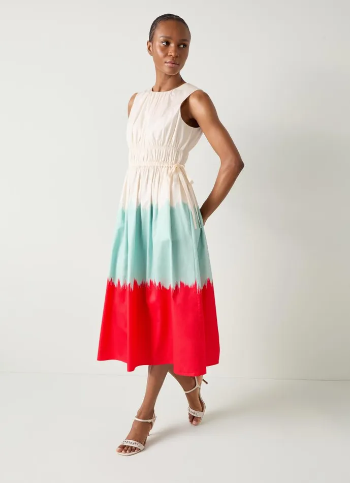 Women Viola Dip Dye Dress Neutral LKBennett Dresses