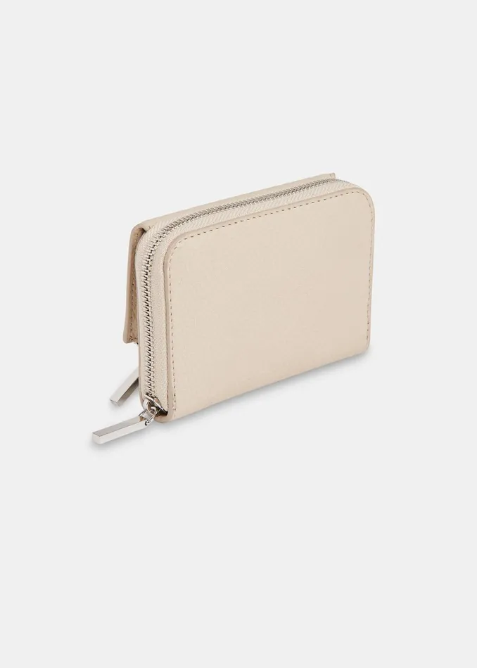 Women Wallets and Cardholders Whistles Taupe Bibi Zip Purse