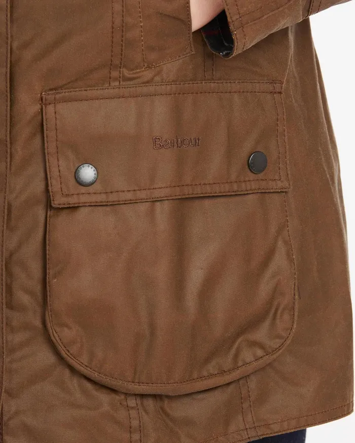 Women Waxed Jackets Barbour Beadnell Wax Jacket Black