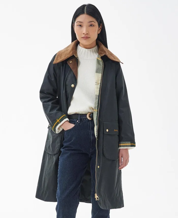 Women Waxed Jackets Barbour Townfield Wax Jacket Tanclassic