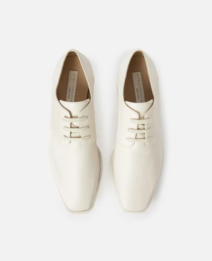 Women Wedges Stella McCartney Elyse Platforms White