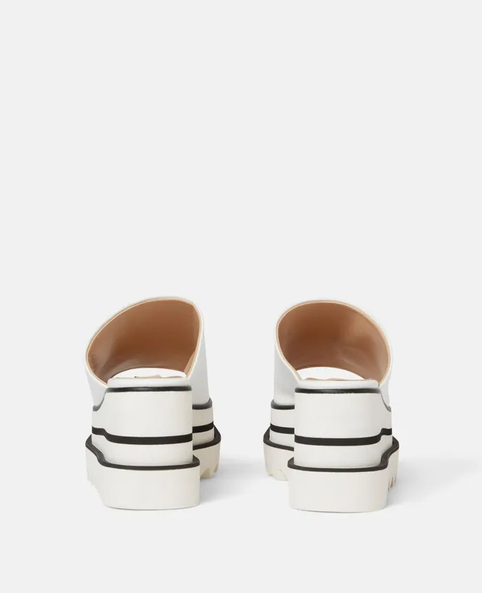 Women Wedges Stella McCartney SneakElyse Platform Mules White