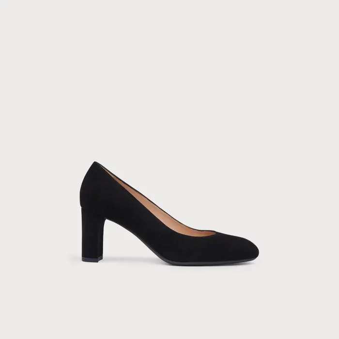 Women Winola Black Suede Courts Black LKBennett Court Shoes