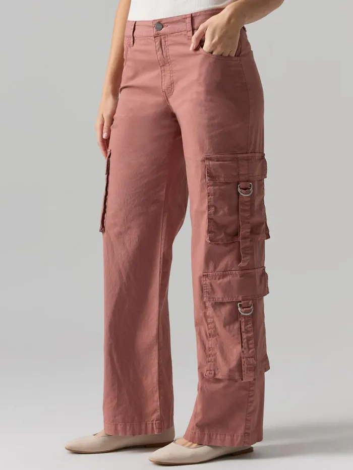 Women Y2K Strappy Cargo Standard Rise Pant Ash Rose Sanctuary Clothing Pants
