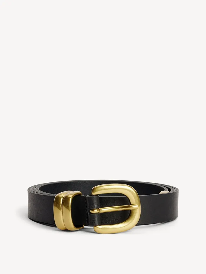 Zoilo Leather Belt Black Women By Malene Birger Belts